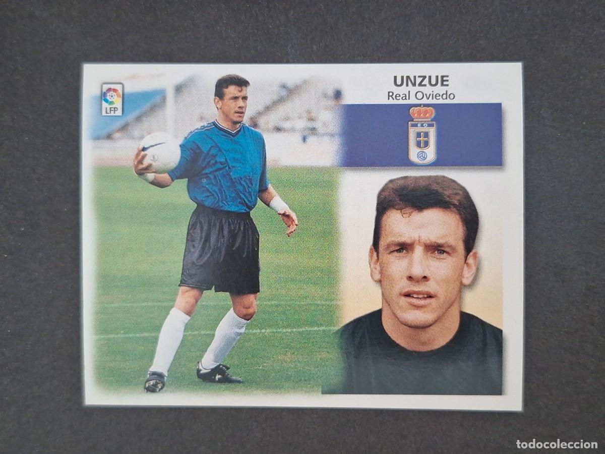 Cromos de f&uacute;tbol: L5 UNZUE REAL OVIEDO FICHAJE 19 LIGA ESTE 1999 2000 99 00 NUNCA PEGADO SIN PEGAR