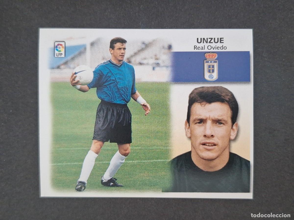Cromos de f&uacute;tbol: L5 UNZUE REAL OVIEDO FICHAJE 19 LIGA ESTE 1999 2000 99 00 NUNCA PEGADO SIN PEGAR