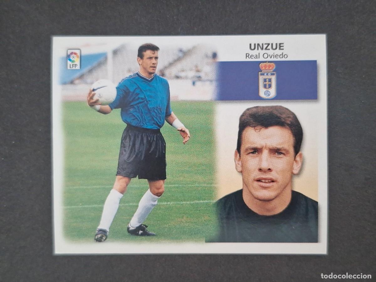 Cromos de f&uacute;tbol: L5 UNZUE REAL OVIEDO FICHAJE 19 LIGA ESTE 1999 2000 99 00 NUNCA PEGADO SIN PEGAR