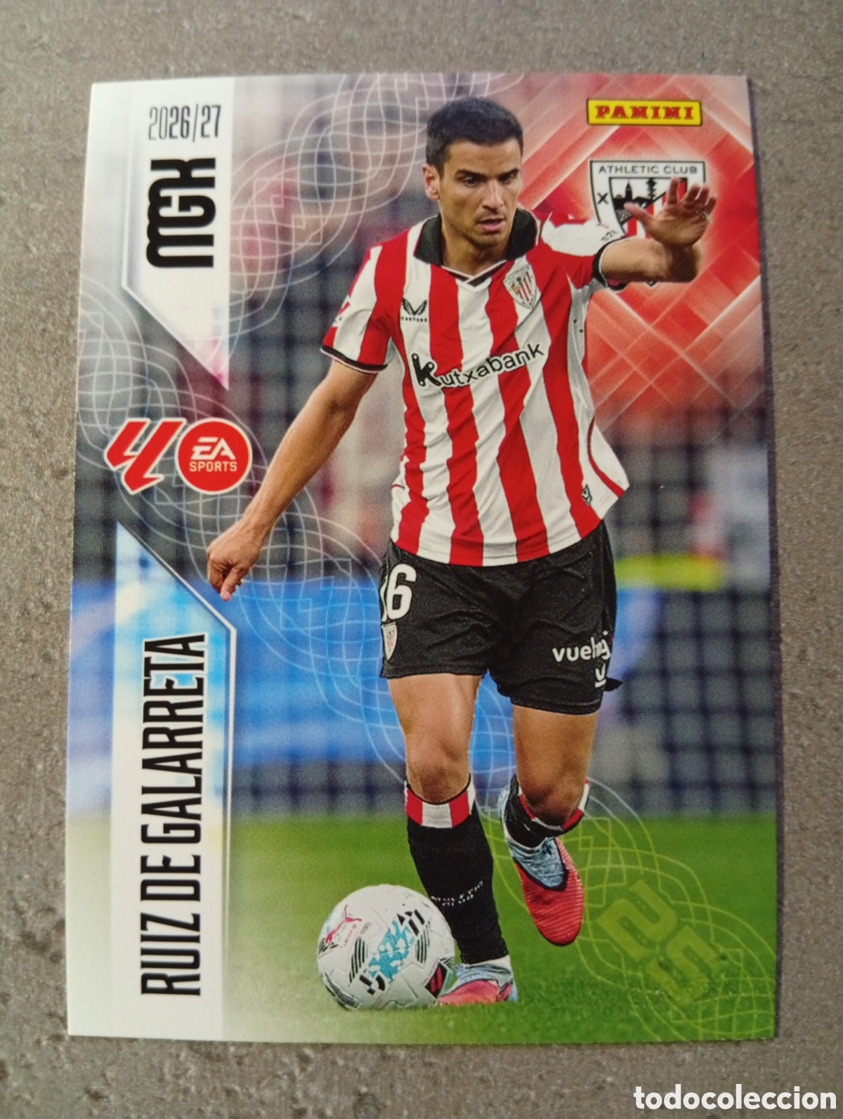 Cromos de f&uacute;tbol: V 45 RUIZ DE GALARRETA ATHLETIC BILBAO MGK 2026/27 MEGACRACKS 2026 2027