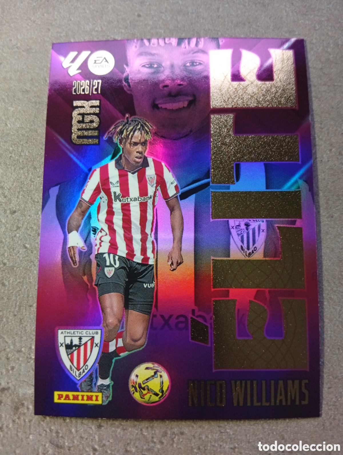 Cromos de f&uacute;tbol: V 12 ELITE NICO WILLIAMS ATHLETIC BILBAO MGK 2026/27 MEGACRACKS 2026 2027