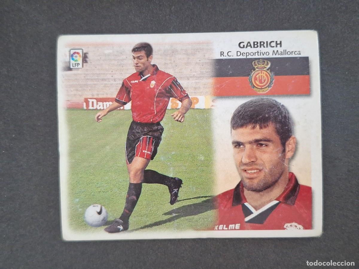 Cromos de f&uacute;tbol: L5 GABRICH R. C. D. MALLORCA FICHAJE 24 LIGA ESTE 1999 2000 99 00 NUNCA PEGADO SIN PEGAR