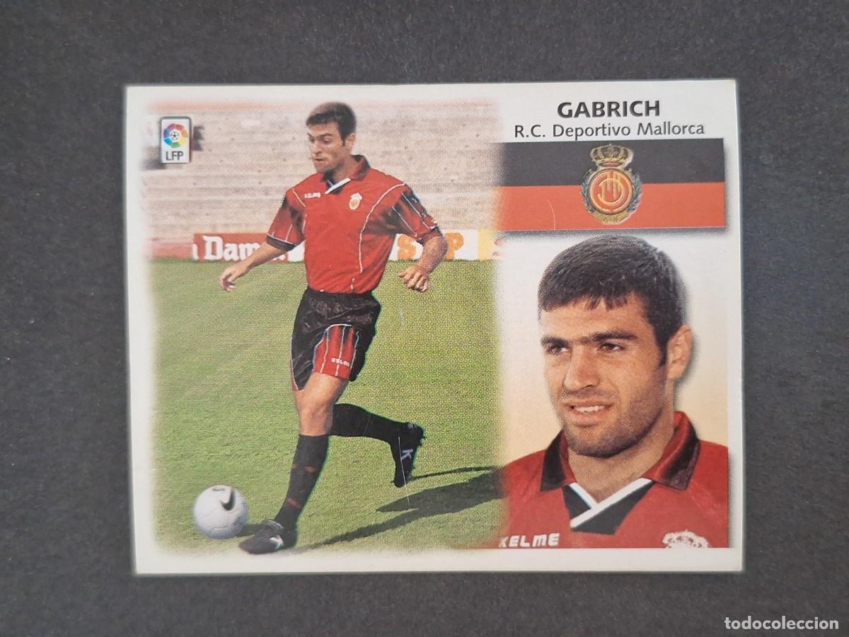 Cromos de f&uacute;tbol: L5 GABRICH R. C. D. MALLORCA FICHAJE 24 LIGA ESTE 1999 2000 99 00 NUNCA PEGADO SIN PEGAR
