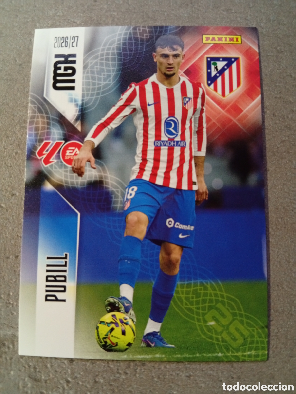 Cromos de f&uacute;tbol: V 60 PUBILL ATL&Eacute;TICO MADRID MGK 2026/27 MEGACRACKS 2026 2027