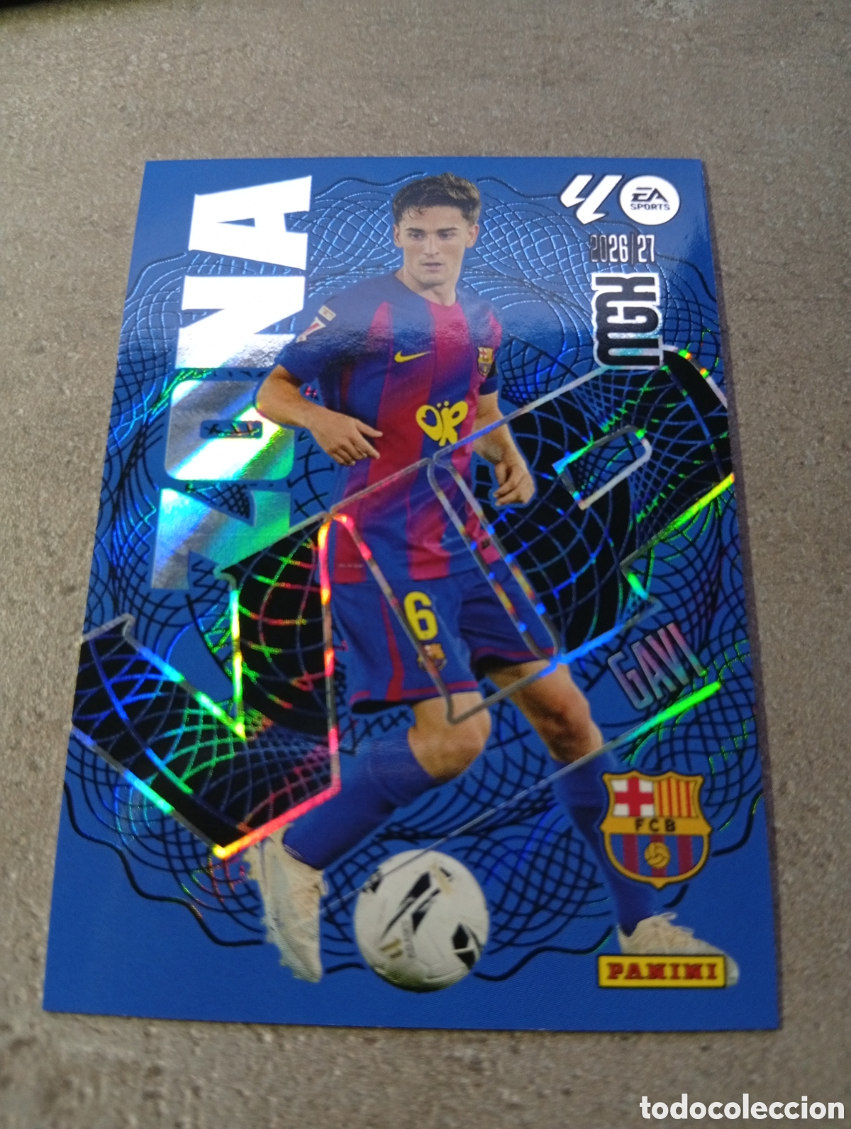 Cromos de f&uacute;tbol: V 394 VIP GAVI FC BARCELONA MGK 2026/27 MEGACRACKS 2026 2027