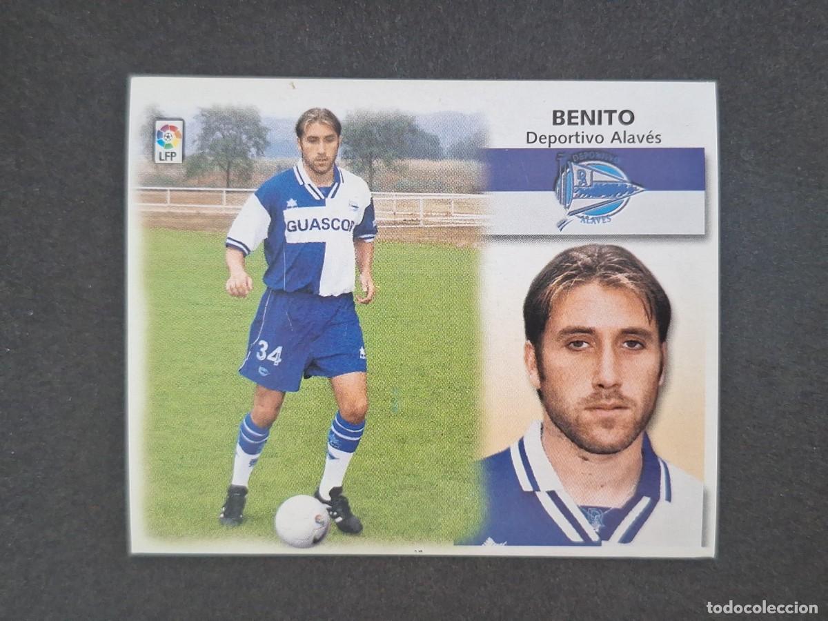 Cromos de f&uacute;tbol: L5 BENITO DEPORTIVO ALAVES FICHAJE 32 LIGA ESTE 1999 2000 99 00 NUNCA PEGADO SIN PEGAR