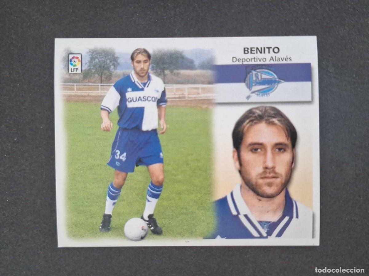 Cromos de f&uacute;tbol: L5 BENITO DEPORTIVO ALAVES FICHAJE 32 LIGA ESTE 1999 2000 99 00 NUNCA PEGADO SIN PEGAR