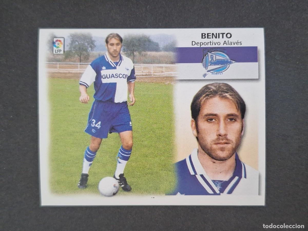 Cromos de f&uacute;tbol: L5 BENITO DEPORTIVO ALAVES FICHAJE 32 LIGA ESTE 1999 2000 99 00 NUNCA PEGADO SIN PEGAR