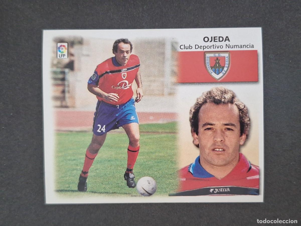 Cromos de f&uacute;tbol: L5 OJEDA C. D. NUMANCIA FICHAJE 36 LIGA ESTE 1999 2000 99 00 NUNCA PEGADO SIN PEGAR