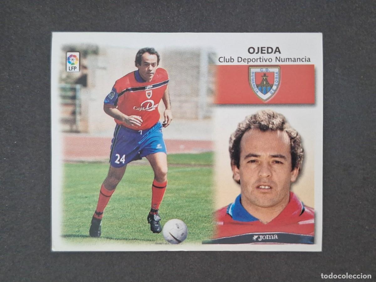 Cromos de f&uacute;tbol: L5 OJEDA C. D. NUMANCIA FICHAJE 36 LIGA ESTE 1999 2000 99 00 NUNCA PEGADO SIN PEGAR