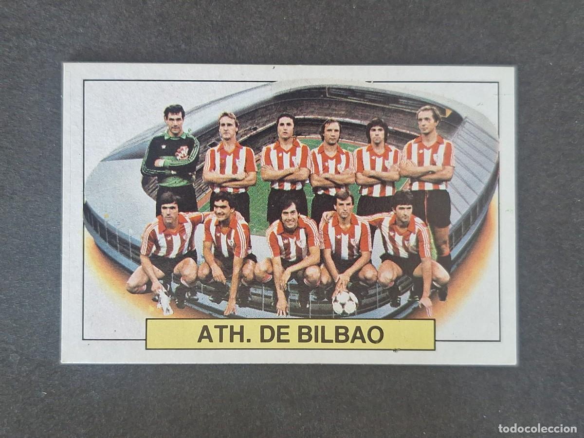 Cromos de f&uacute;tbol: L5 EQUIPO ALINEACION ATHLETIC CLUB DE BILBAO LIGA ESTE 1983 1984 83 84 NUNCA PEGADO SIN PEGAR