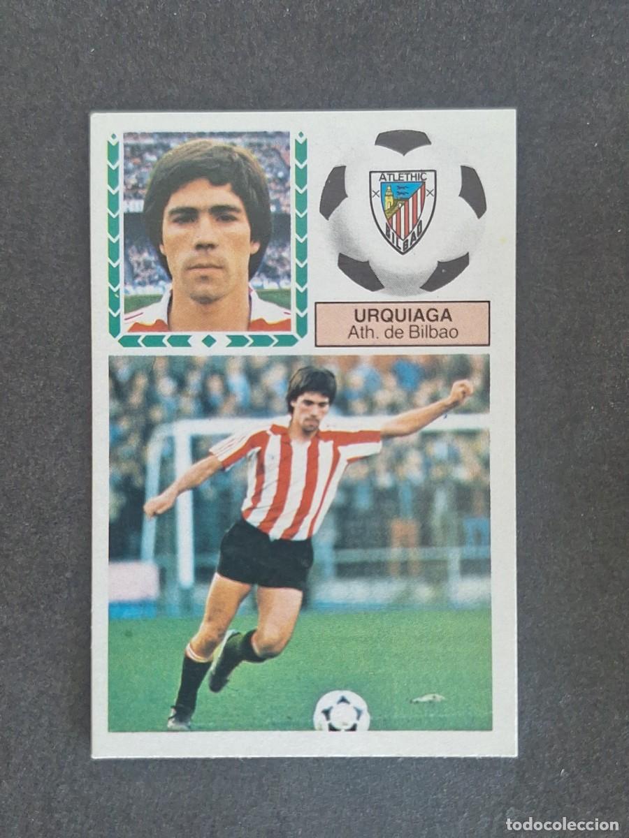 Cromos de f&uacute;tbol: L5 URQUIAGA ATHLETIC CLUB DE BILBAO LIGA ESTE 1983 1984 83 84 NUNCA PEGADO SIN PEGAR