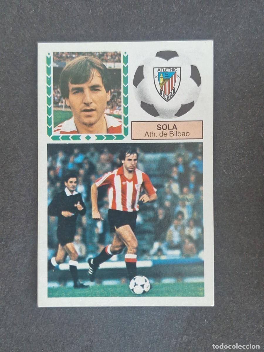 Cromos de f&uacute;tbol: L5 SOLA ATHLETIC CLUB DE BILBAO LIGA ESTE 1983 1984 83 84 NUNCA PEGADO SIN PEGAR
