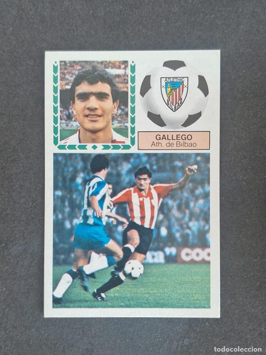 Figurine di Calcio: L5 GALLEGO ATHLETIC CLUB DE BILBAO LIGA ESTE 1983 1984 83 84 NUNCA PEGADO SIN PEGAR