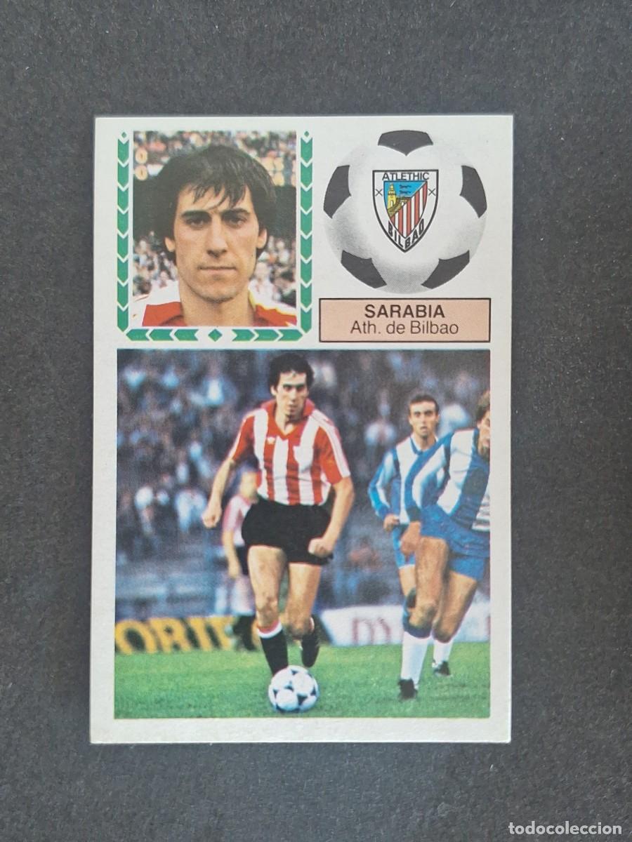 Figurine di Calcio: L5 SARABIA ATHLETIC CLUB DE BILBAO LIGA ESTE 1983 1984 83 84 NUNCA PEGADO SIN PEGAR