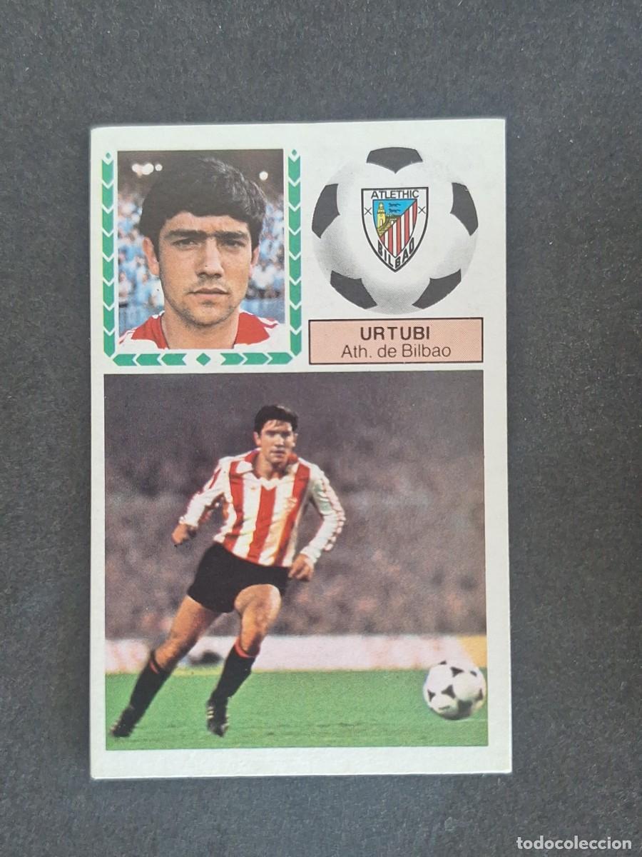 Figurine di Calcio: L5 URTUBI ATHLETIC CLUB DE BILBAO LIGA ESTE 1983 1984 83 84 NUNCA PEGADO SIN PEGAR