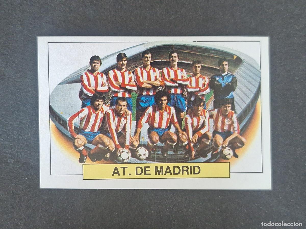 Cromos de f&uacute;tbol: L5 EQUIPO ALINEACION ATLETICO DE MADRID LIGA ESTE 1983 1984 83 84 NUNCA PEGADO SIN PEGAR