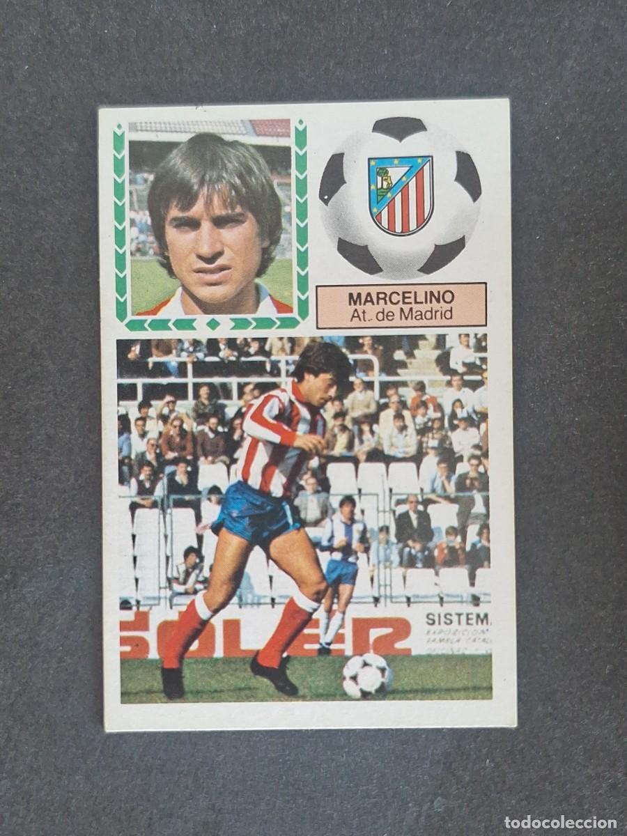 Cromos de f&uacute;tbol: L5 MARCELINO ATLETICO DE MADRID LIGA ESTE 1983 1984 83 84 NUNCA PEGADO SIN PEGAR