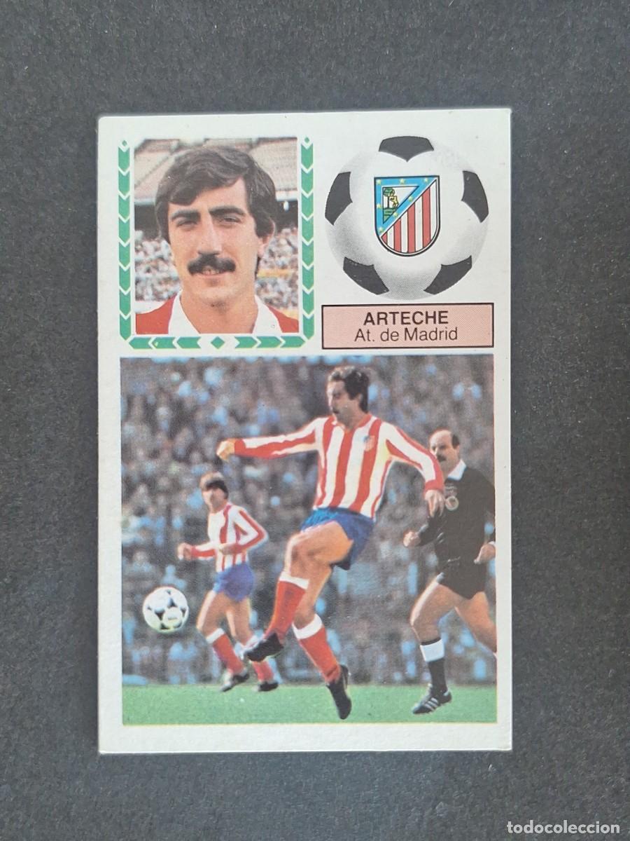 Cromos de f&uacute;tbol: L5 ARTECHE ATLETICO DE MADRID LIGA ESTE 1983 1984 83 84 NUNCA PEGADO SIN PEGAR