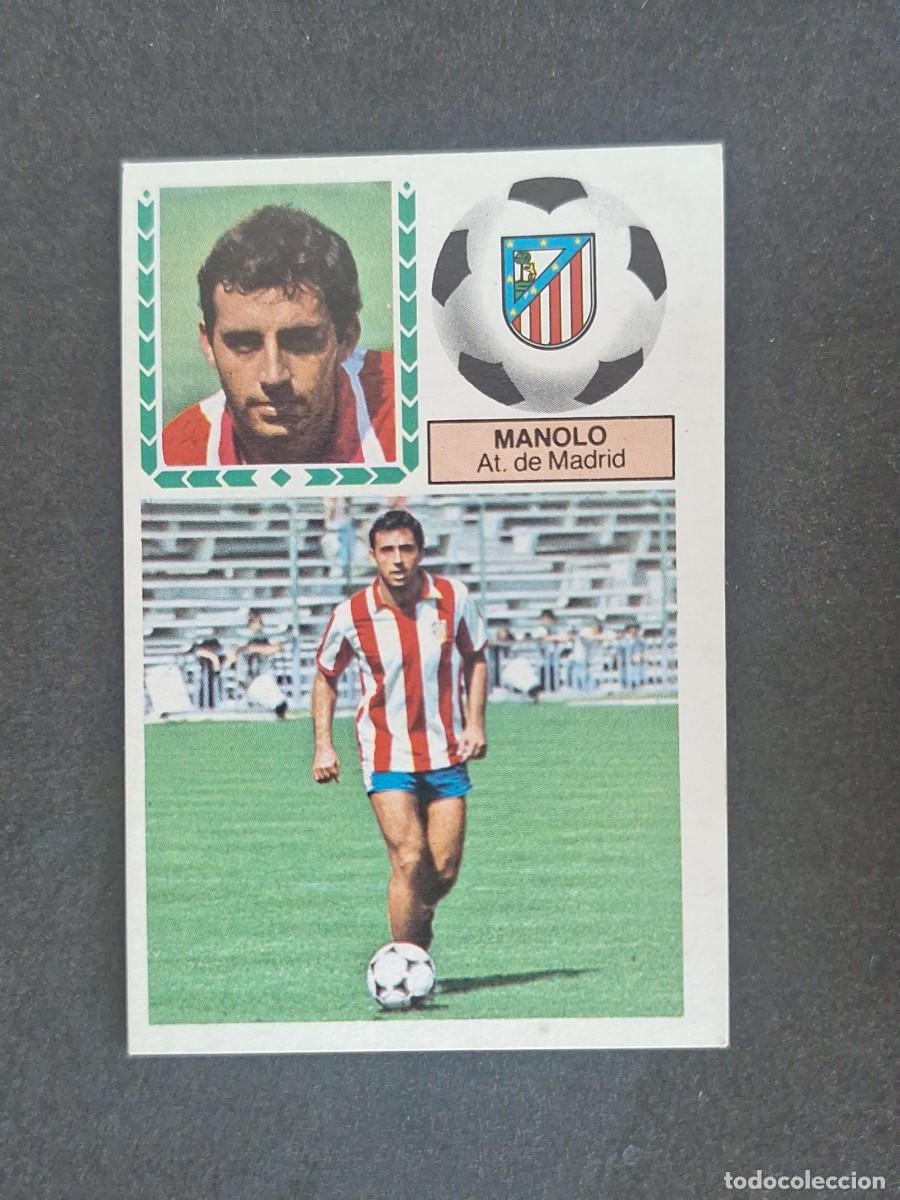 Cromos de f&uacute;tbol: L5 MANOLO ATLETICO DE MADRID LIGA ESTE 1983 1984 83 84 NUNCA PEGADO SIN PEGAR