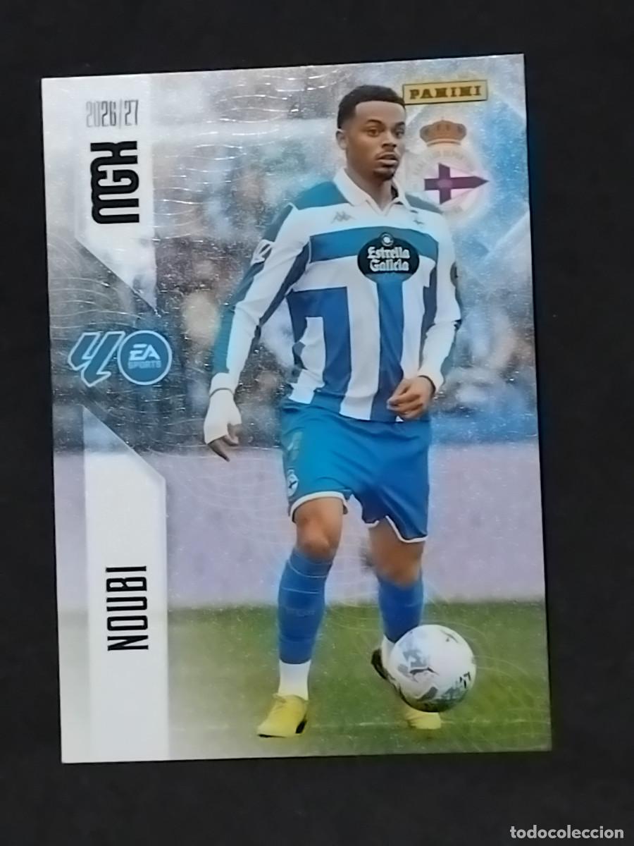 Fu&szlig;ball-Sticker: NOUBI 132 - DEPORTIVO CORU&Ntilde;A - LALIGA PANINI MGK MEGACRACKS 2026-27 2026 2027 Mega cracks