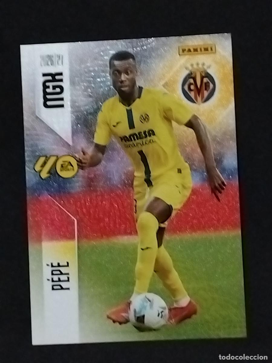 Fu&szlig;ball-Sticker: P&Eacute;P&Eacute; 375 - VILLARREAL - LALIGA PANINI MGK MEGACRACKS 2026-27 2026 2027 Mega cracks