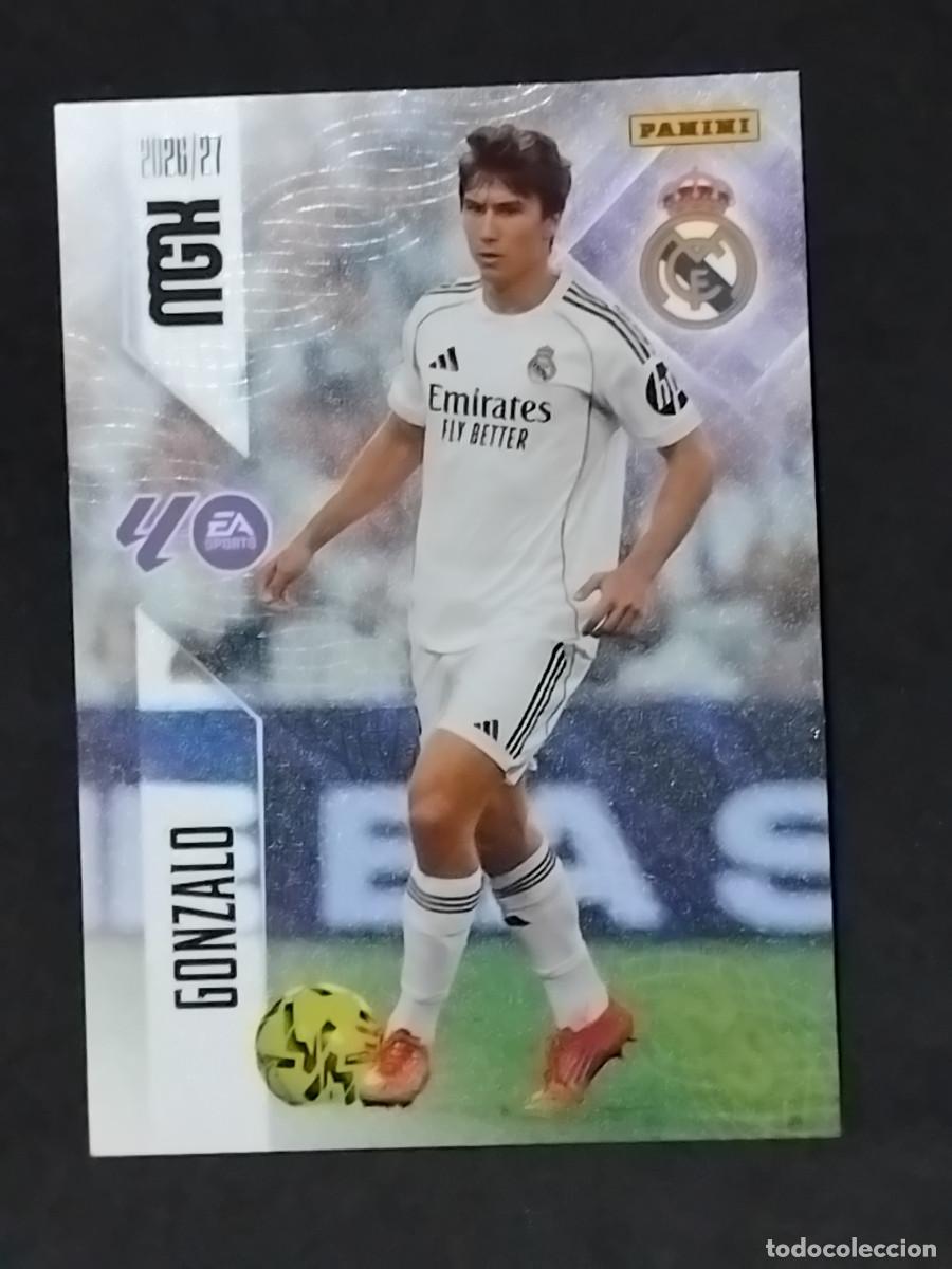 Fu&szlig;ball-Sticker: GONZALO 233 - REAL MADRID - LALIGA PANINI MGK MEGACRACKS 2026-27 2026 2027 Mega cracks