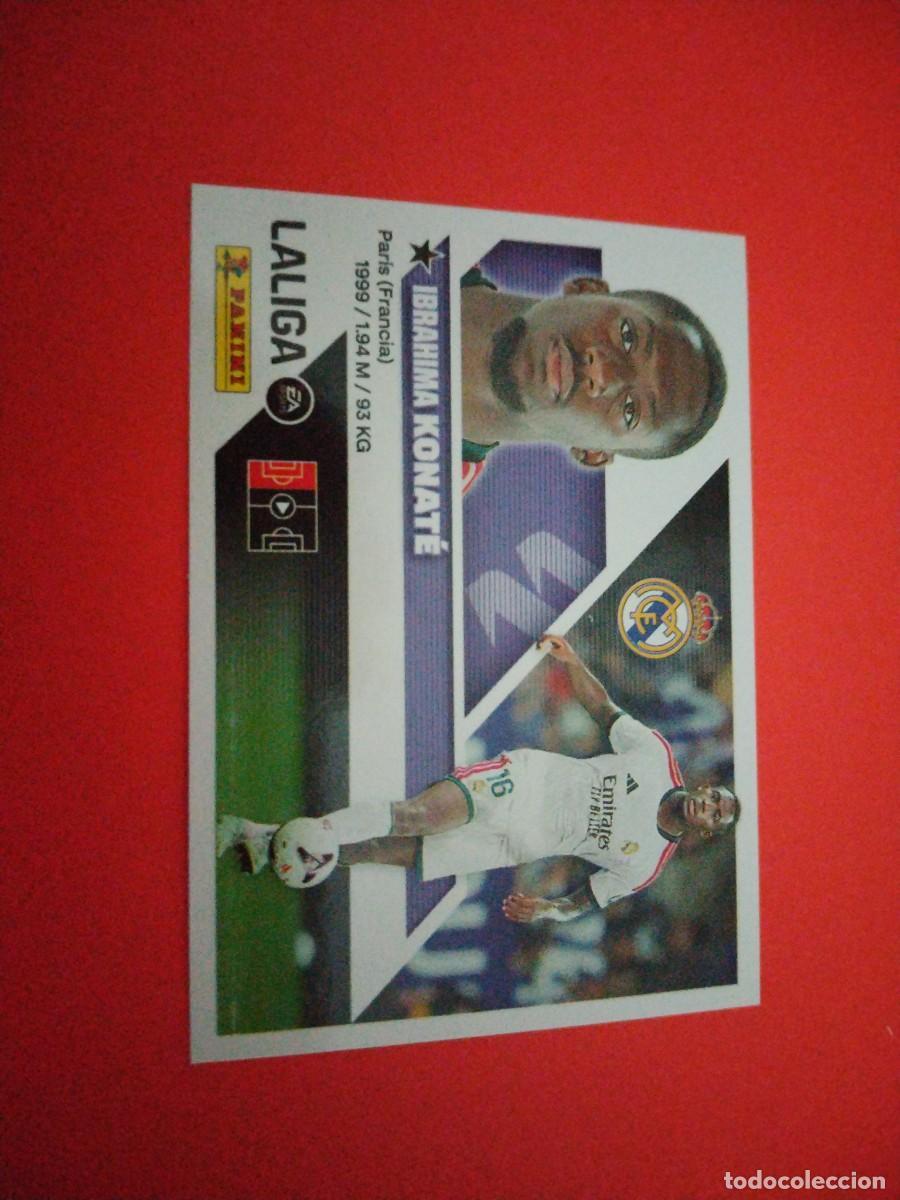 Cromos de f&uacute;tbol: ESTE 2026 2027 COLOCA 7 BIS KONATE DEL REAL MADRID