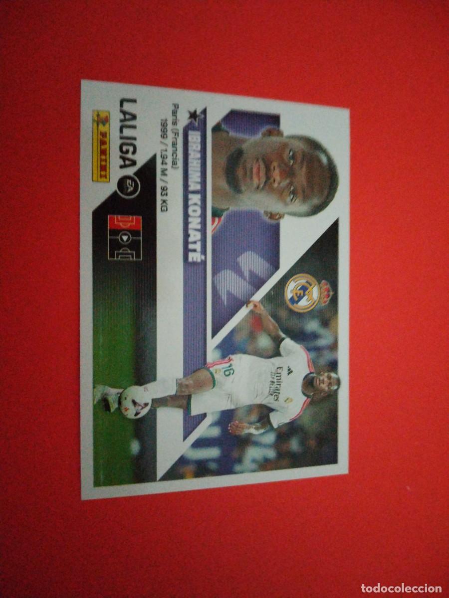 Cromos de f&uacute;tbol: ESTE 2026 2027 COLOCA 7 BIS KONATE DEL REAL MADRID