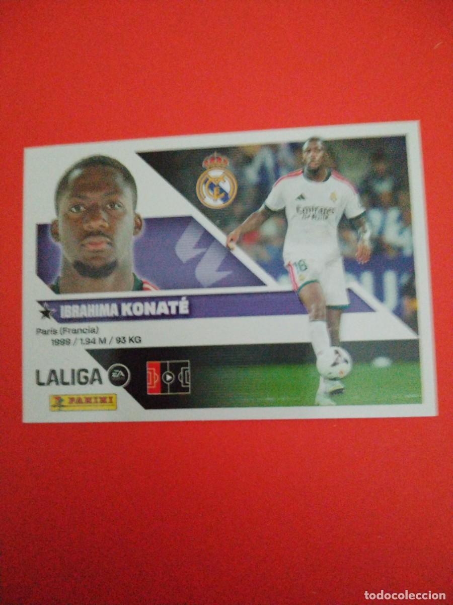 Cromos de f&uacute;tbol: ESTE 2026 2027 COLOCA 7 BIS KONATE DEL REAL MADRID