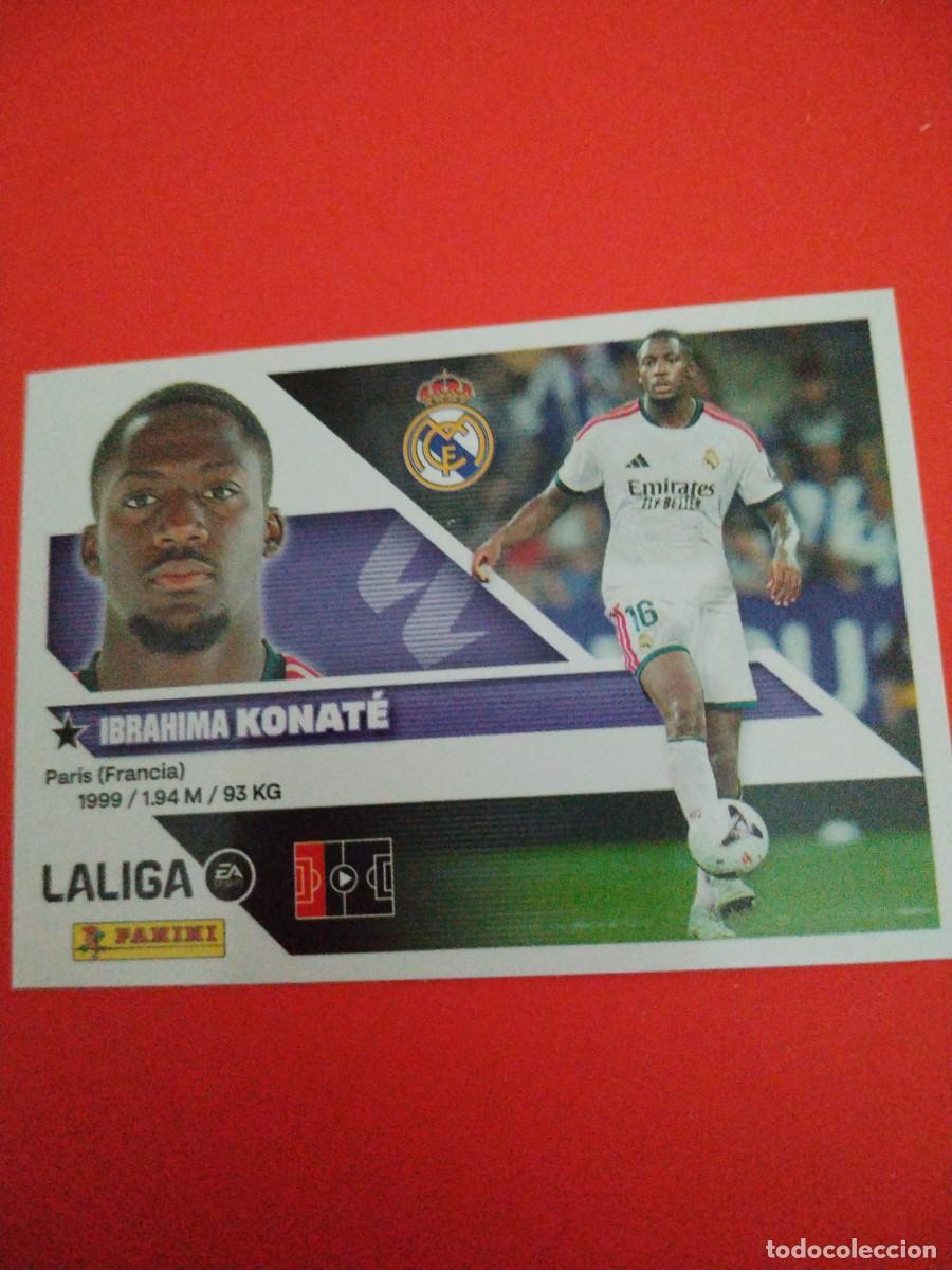 Cromos de f&uacute;tbol: ESTE 2026 2027 COLOCA 7 BIS KONATE DEL REAL MADRID