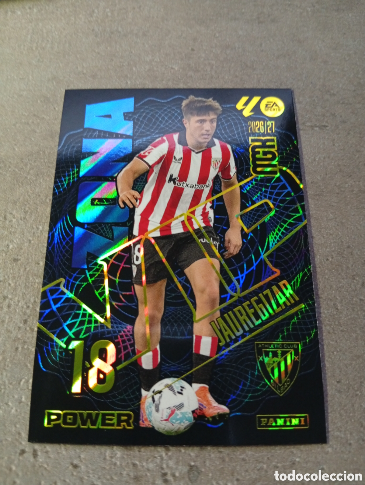 Cromos de f&uacute;tbol: V 398P VIP JAUREGIZAR ATHLETIC BILBAO MGK 2026/27 MEGACRACKS 2026 2027