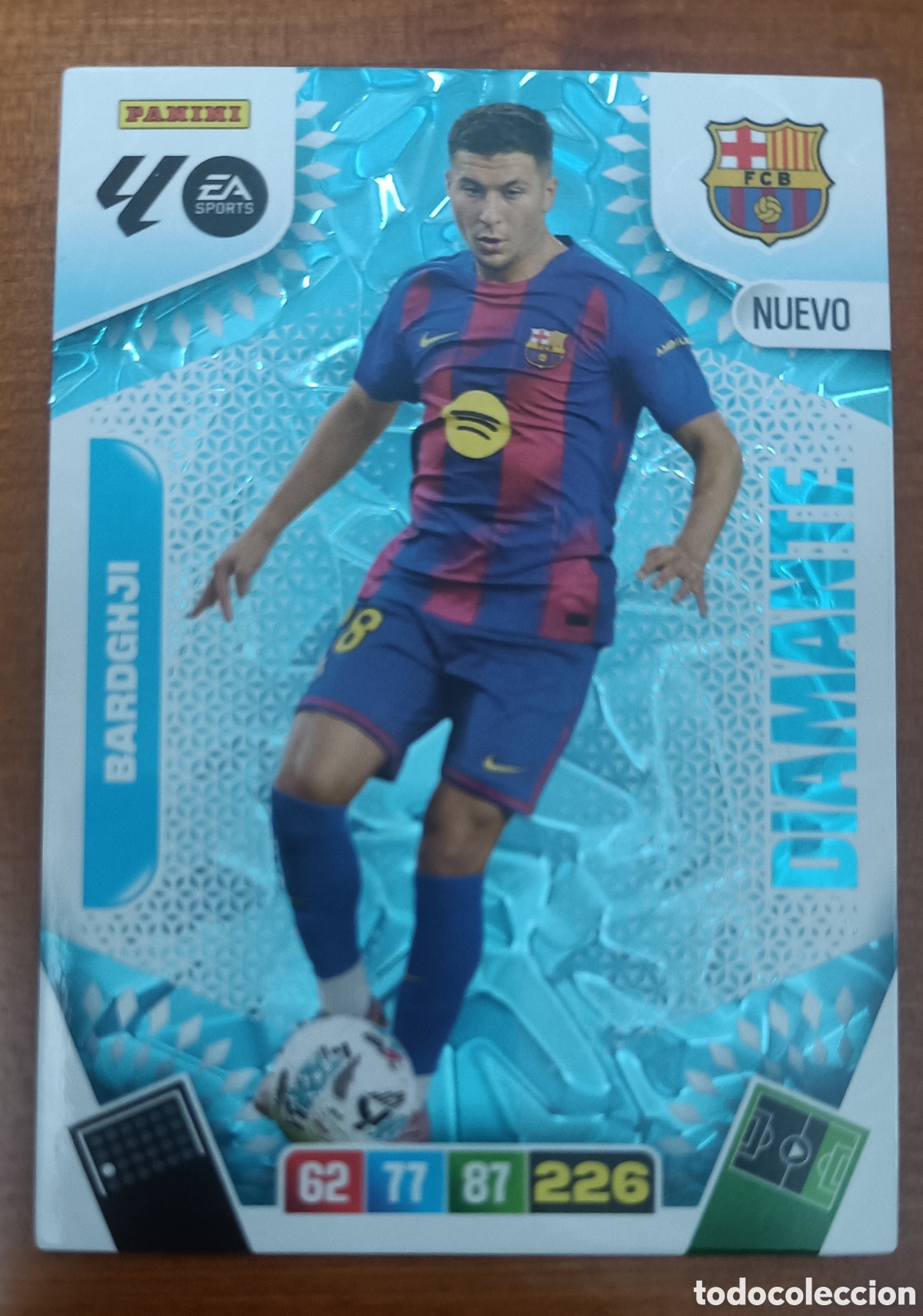 Cromos de f&uacute;tbol: Bardghji FC Barcelona Nuevo Diamante Adrenalyn 25/26