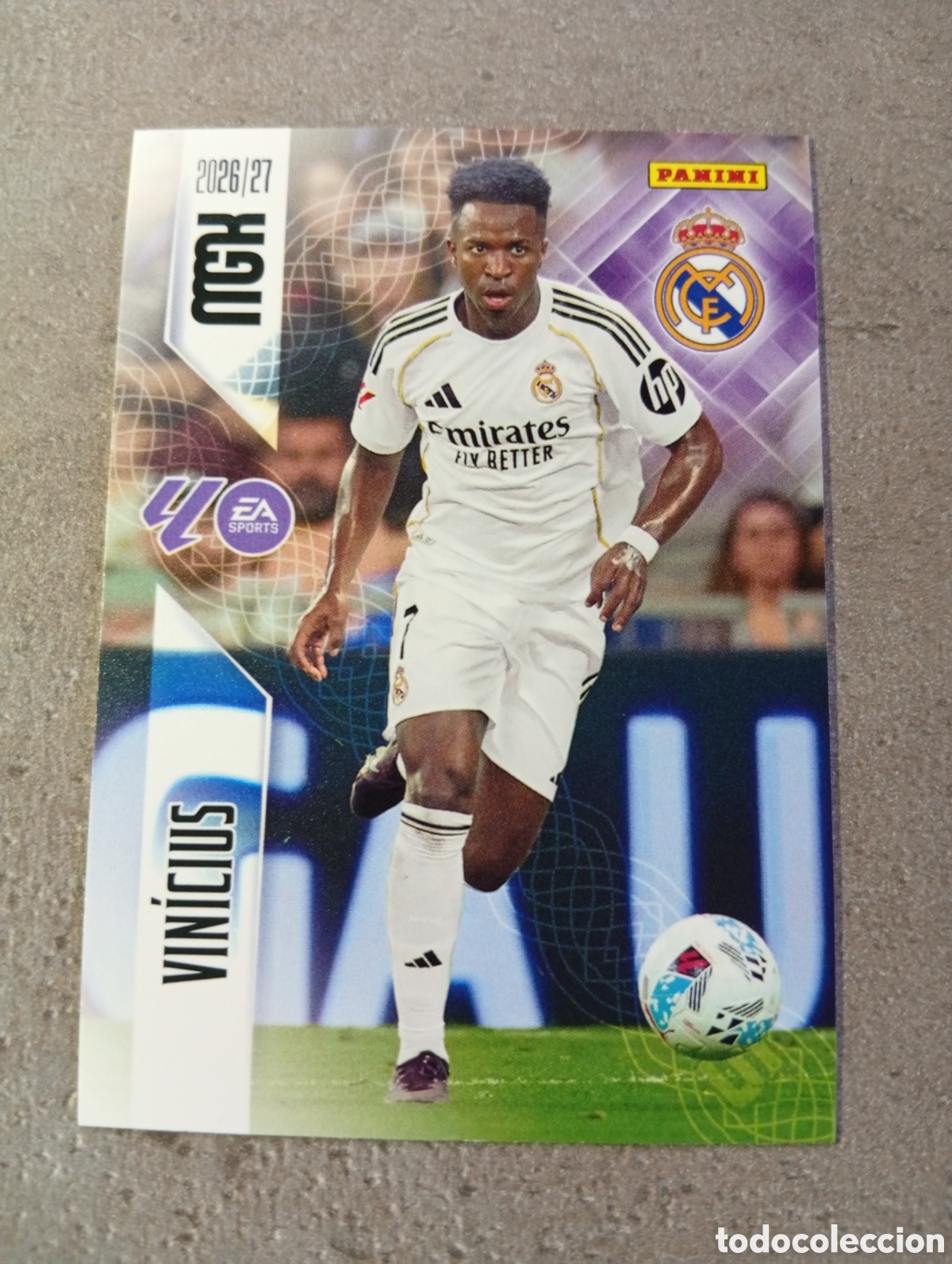 Cromos de f&uacute;tbol: V 234 VINICIUS REAL MADRID MGK 2026/27 MEGACRACKS 2026 2027