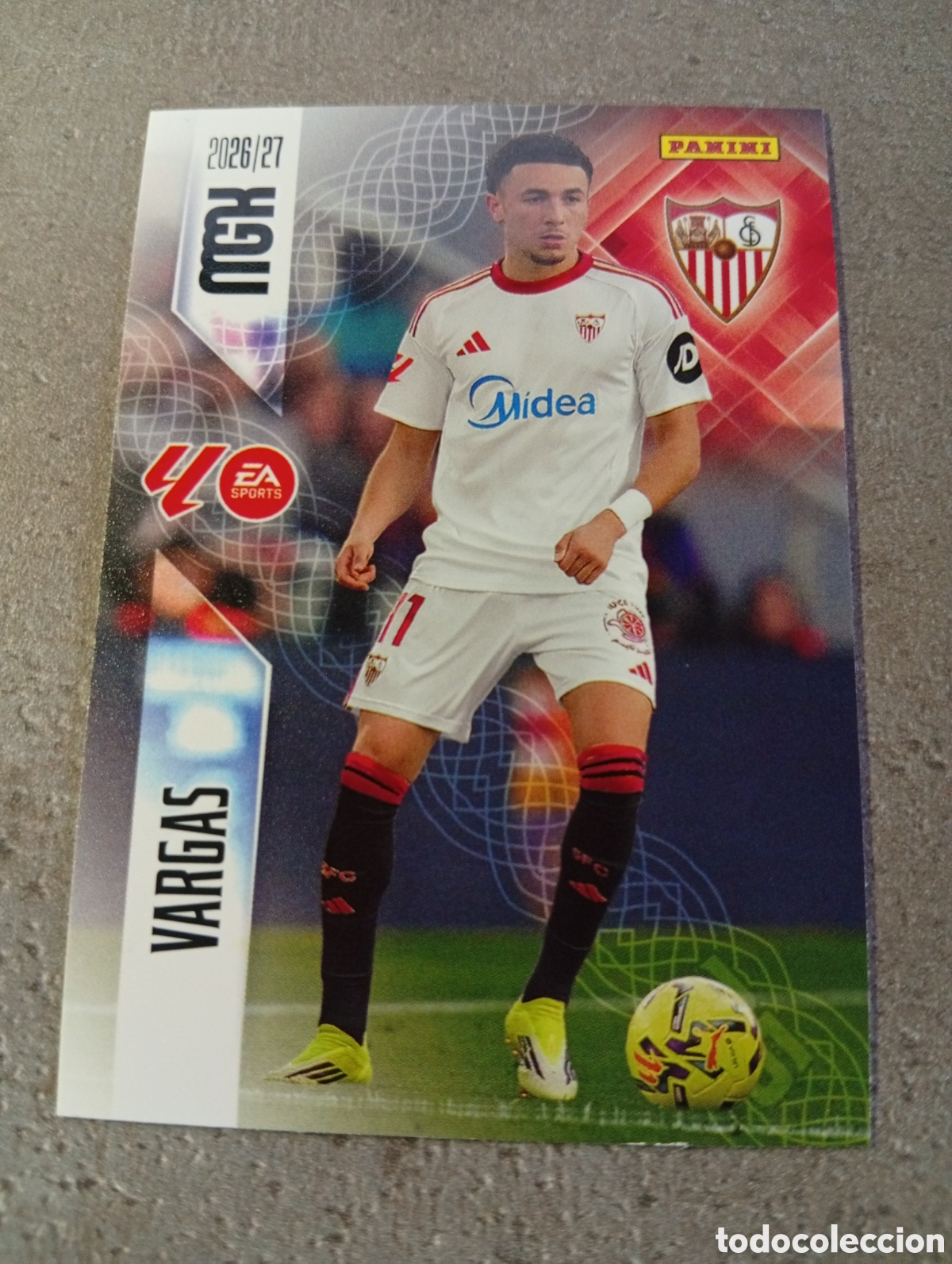Cromos de f&uacute;tbol: V 337 VARGAS SEVILLA FC MGK 2026/27 MEGACRACKS 2026 2027
