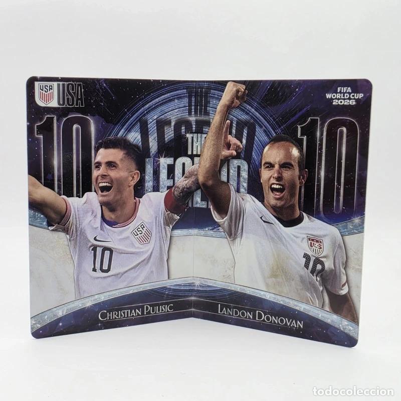 Cromos de f&uacute;tbol: 2026 Kayou Panini FIFA World Cup The Legend Booklet Pulisic Donovan