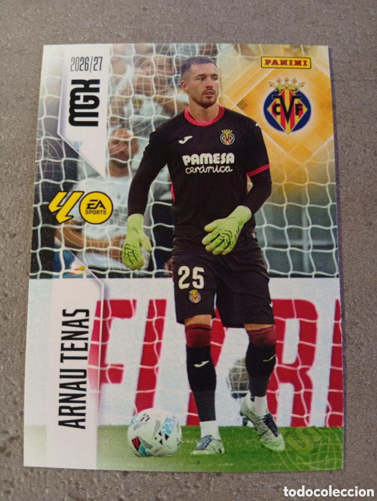Cromos de f&uacute;tbol: V 363 ARNAU TENAS VILLARREAL CF MGK 2026/27 MEGACRACKS 2026 2027