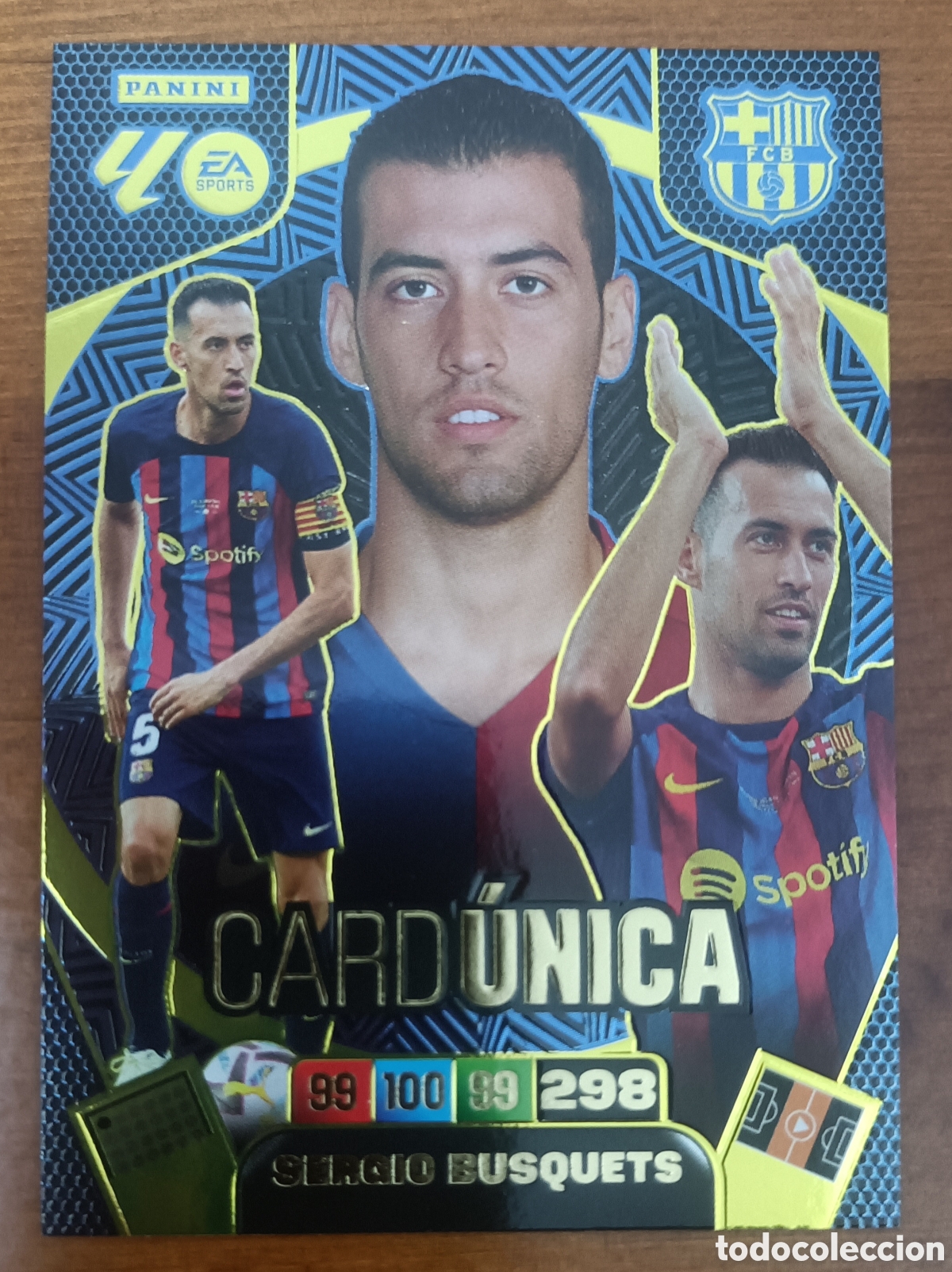 Cromos de f&uacute;tbol: Sergio Busquets FC Barcelona Card &Uacute;nica Adrenalyn 25/26