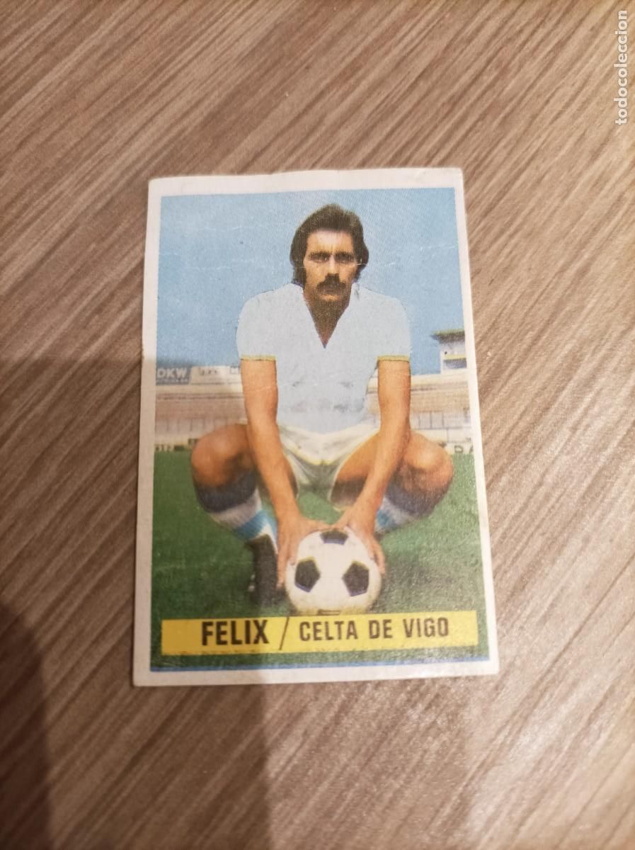 Cromos de f&uacute;tbol: COLOCA ESTE 1974 1975 74 75 - FELIX (CELTA) - DESPEGADO
