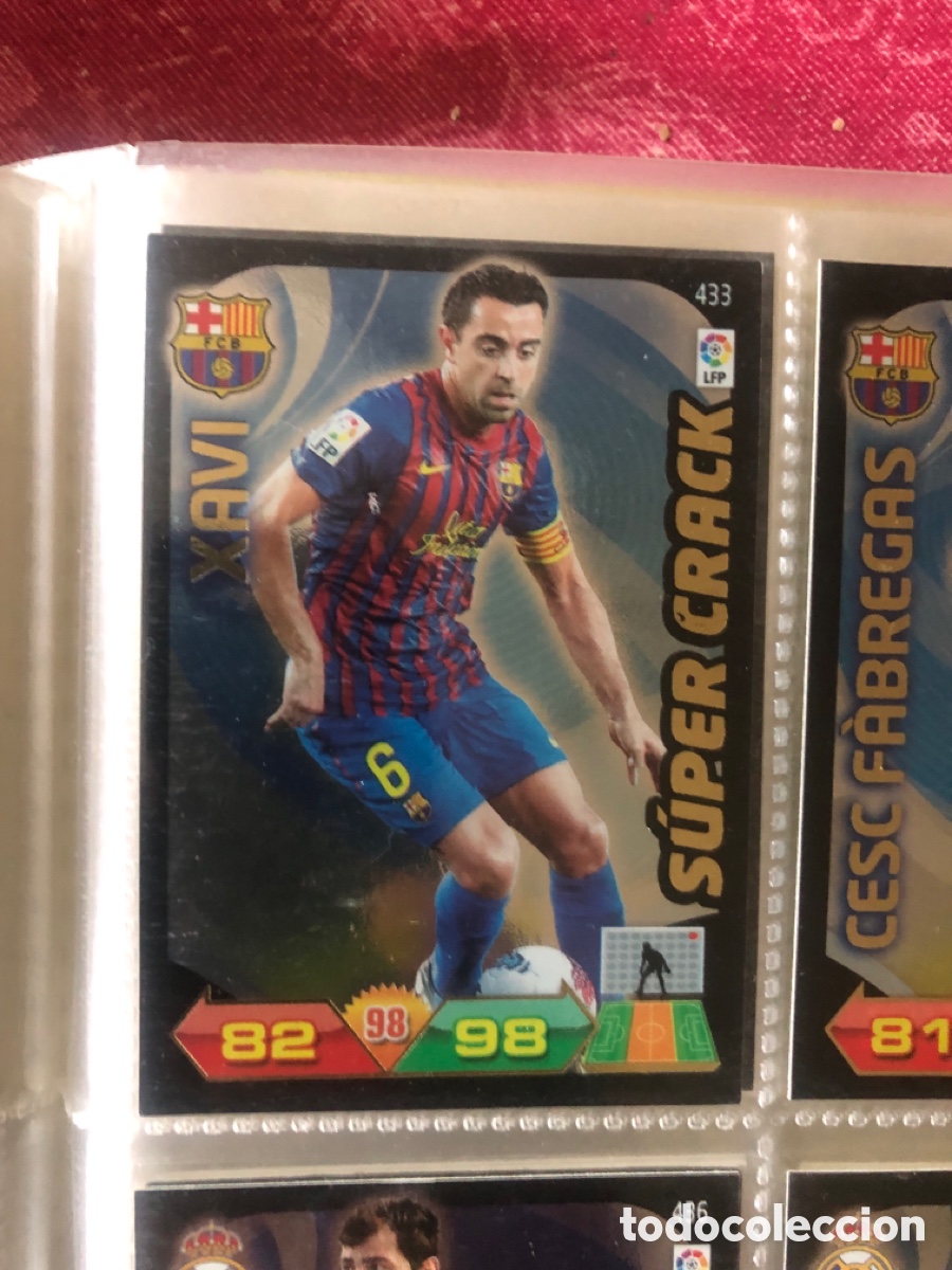 Cromos de f&uacute;tbol: ADRENALYN XL 2011-2012 N&ordm;433 XAVI (BARCELONA) SUPERCRACK LIGA 11 12 CROMOS