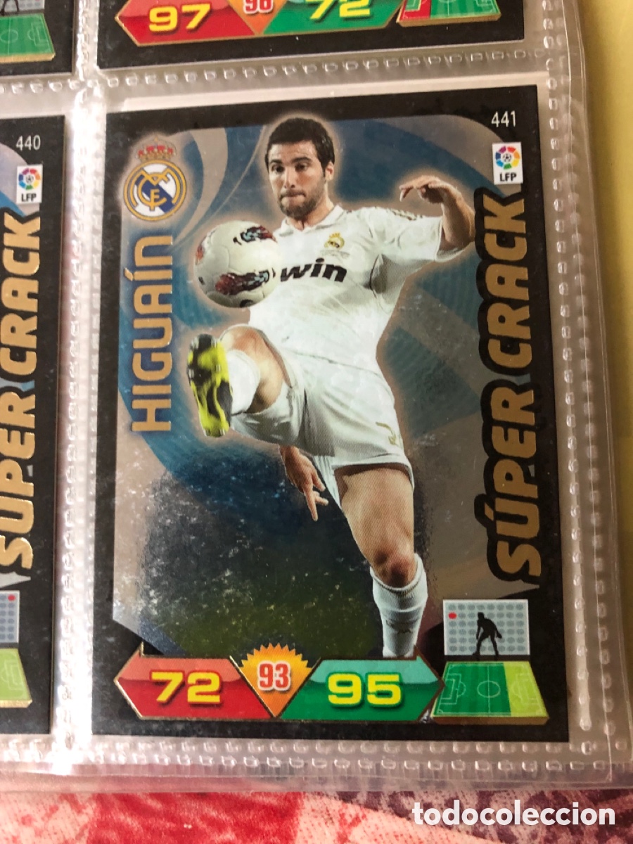 Cromos de f&uacute;tbol: Adrenalyn 2011 2012 11 12 real madrid Supercrack Higua&iacute;n 441