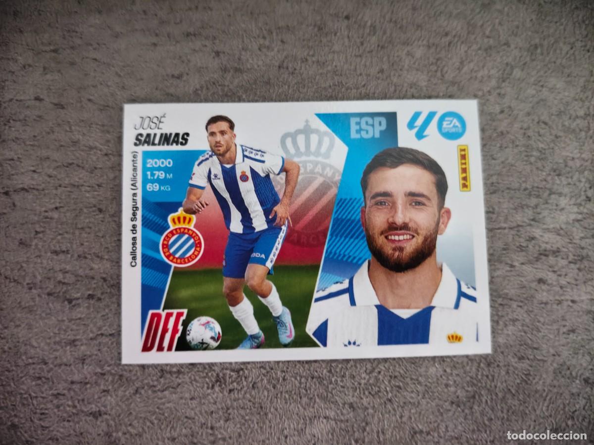 Cromos de f&uacute;tbol: Cromo 10 JOS&Eacute; SALINAS RCD ESPANYOL. Colecci&oacute;n LALIGA F&uacute;tbol 2025-2026 PANINI Nuevo
