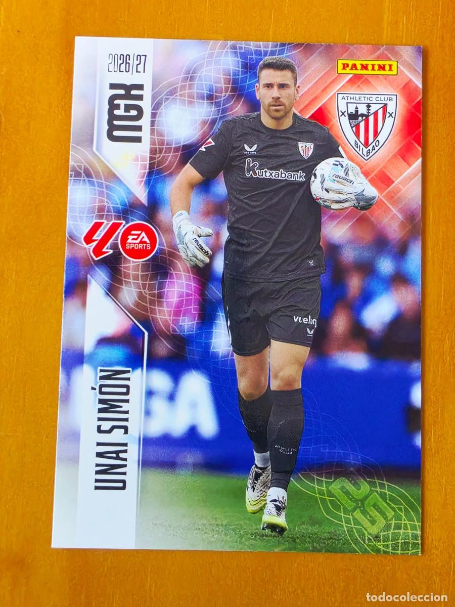 Football Stickers: 38 Unai Sim&oacute;n, Athletic Club de Bilbao, Panini Megacracks MGK 2026 2027 26 27
