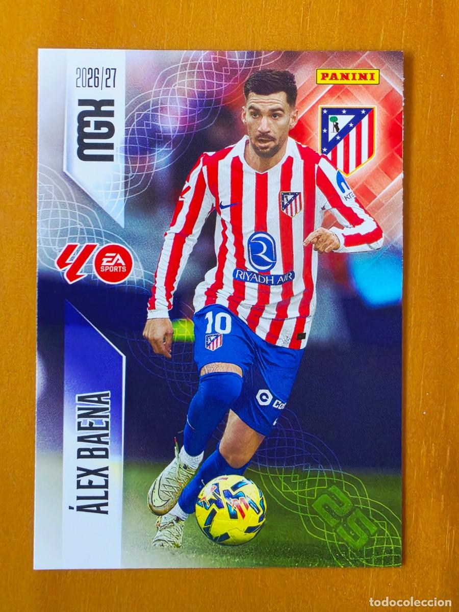 Fu&szlig;ball-Sticker: 67 &Aacute;lex Baena, Atl&eacute;tico de Madrid, Panini Megacracks MGK 2026 2027 26 27