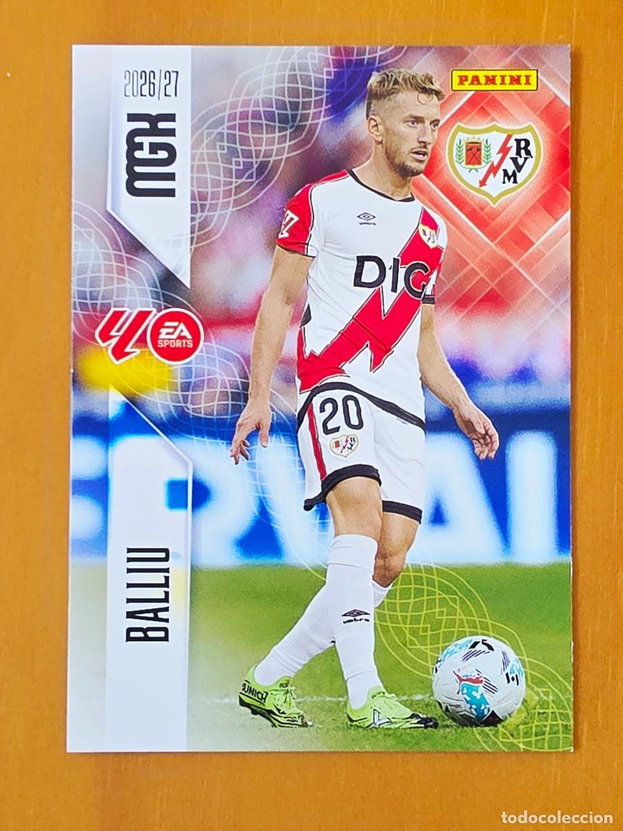 Fu&szlig;ball-Sticker: 293 Iv&aacute;n Balliu, Rayo Vallecano, Panini Megacracks MGK 2026 2027 26 27