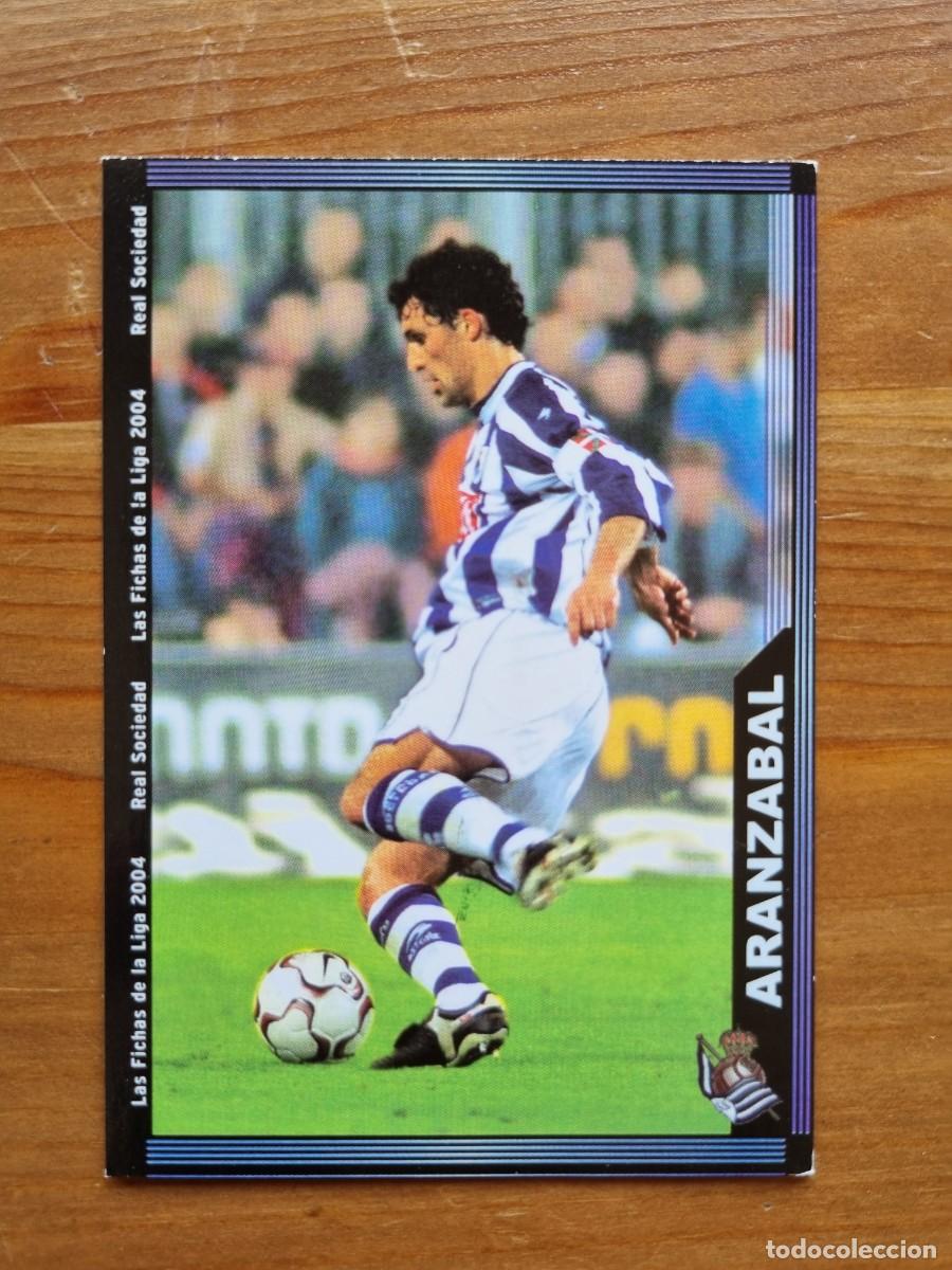 Fu&szlig;ball-Sticker: 35 ARANZABAL (Real Sociedad). Las Fichas de la Liga 2003 2004 03 04 (Mundicromo)