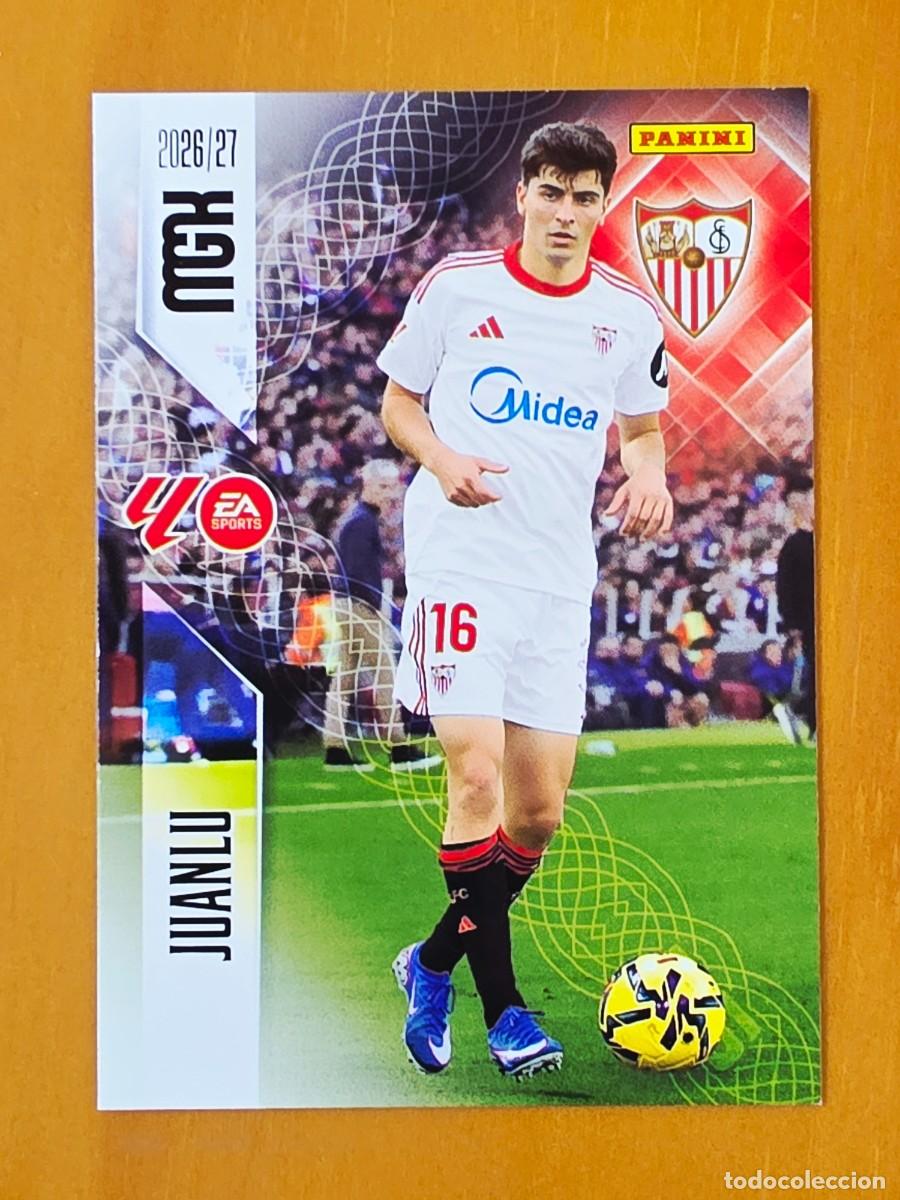 Cromos de f&uacute;tbol: 329 Juanlu S&aacute;nchez, Sevilla FC, Panini Megacracks MGK 2026 2027 26 27