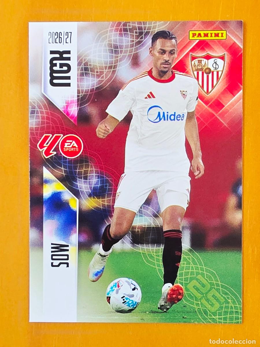 Cromos de f&uacute;tbol: 336 Djibril Sow, Sevilla FC, Panini Megacracks MGK 2026 2027 26 27