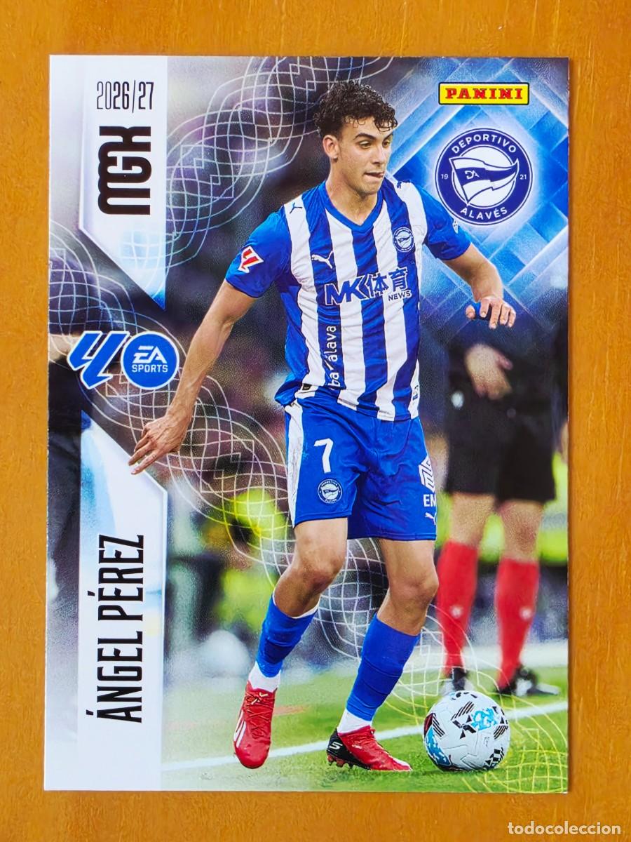 Cromos de f&uacute;tbol: 33 &Aacute;ngel P&eacute;rez, Deportivo Alav&eacute;s, Panini Megacracks MGK 2026 2027 26 27