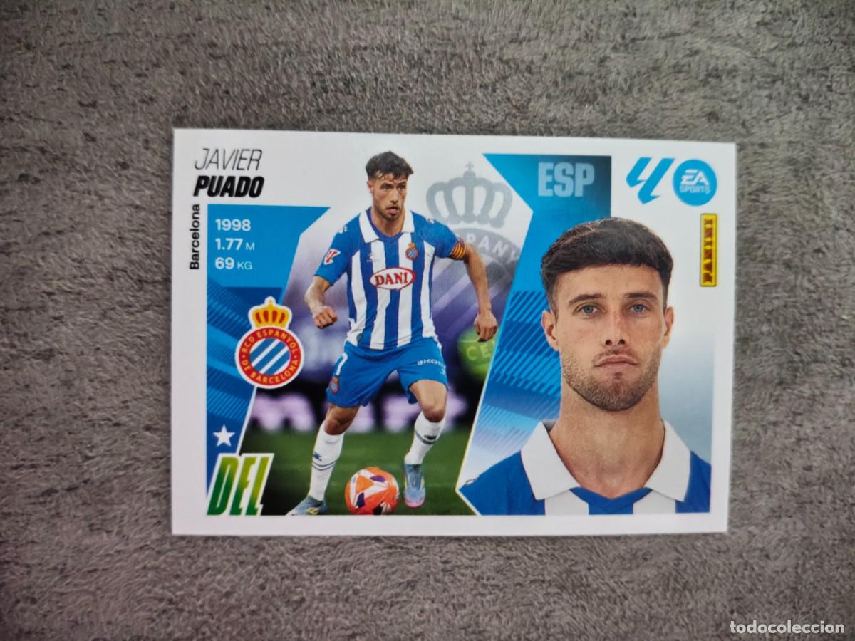 Cromos de f&uacute;tbol: Cromo 19 JAVIER PUADO RCD ESPANYOL. Colecci&oacute;n LALIGA F&uacute;tbol 2025-2026 PANINI Nuevo